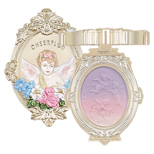 cheerflor游乐者天使浮雕三色渐变腮红腮紫收缩膨胀色元气腮红女