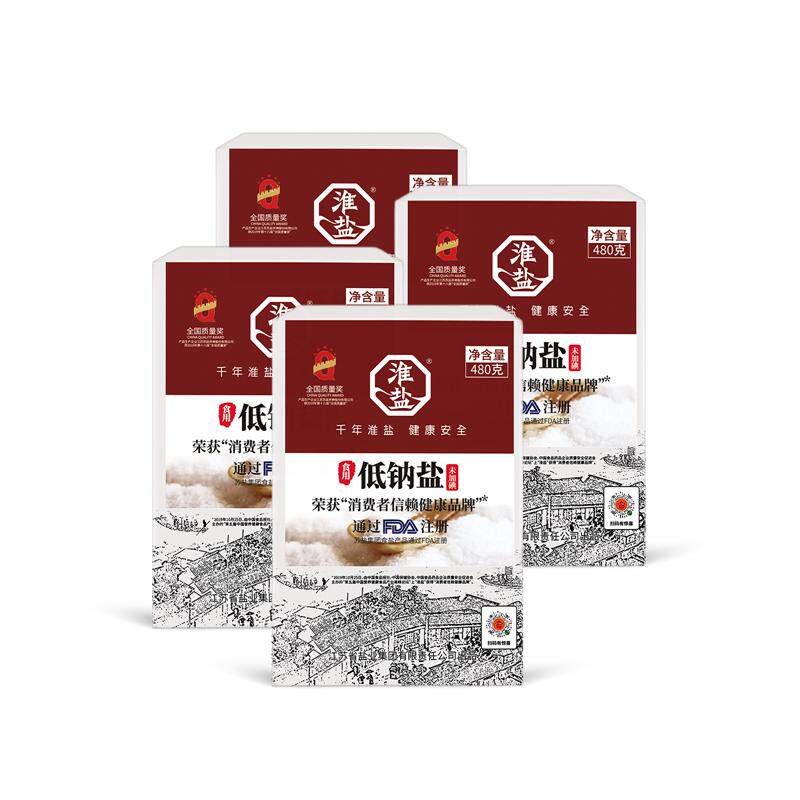 淮盐未加碘低钠盐家用食盐无加不食盐