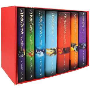 哈利波特全集全套1-7精装收藏版HarryPotter英文原版小说书籍哈利波特与魔法石死亡圣器JK罗琳搭冰与火之歌权力的游戏