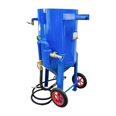新勇士喷砂机移动除锈高压
