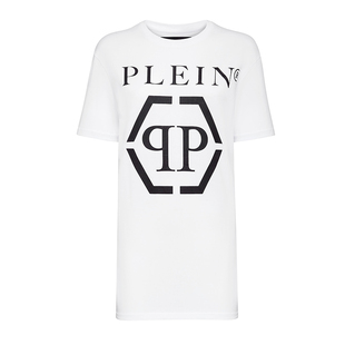 PHILIPP PLEIN T恤 女士六角图案圆领T恤