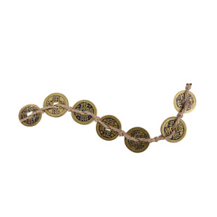 五帝钱压车钱出入路铜钱真品后备箱用脚垫铜车摆件汽车挂件装饰