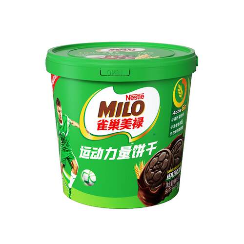 雀巢美禄运动力量巧克力味夹心饼干休闲零食独立小包