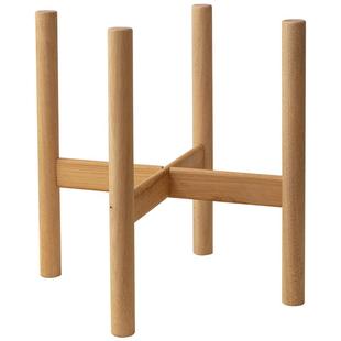 实木榫卯花架现代简约客厅阳台花凳增高架落地可移动花盆架花托架