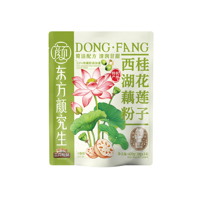 三只松鼠西湖藕粉420g无添加