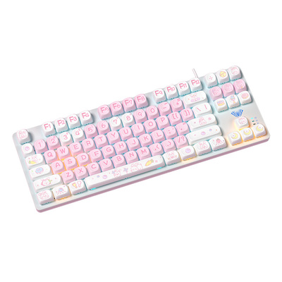 狼蛛F3587有线热插拔机械键盘