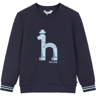 hazzys哈吉斯童装男女童卫衣2026春新中大童莱卡塑性长袖上衣