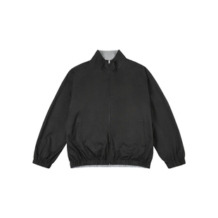 haonanhuang 新贵风复古松弛感双面穿休闲保暖舒适立领夹克外套