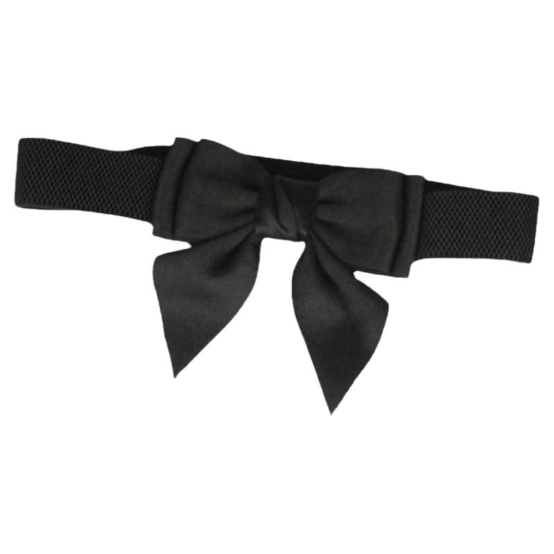 时尚百搭蝴蝶结腰带配大衣的弹力腰封外搭连衣裙子松紧女束腰装饰