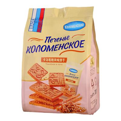阿孔特俄罗斯国家馆进口卡洛姆思克粗粮饼干牛奶早餐饼干零食