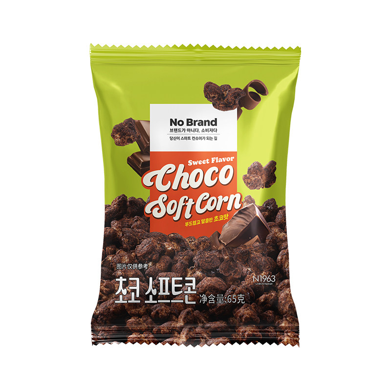 诺倍得nobrand巧克力芝士玉米卷韩国进口爆米花中包装解馋小零食