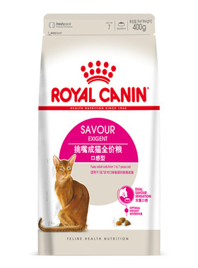 x姜露宠物皇家猫粮龄400g成年猫