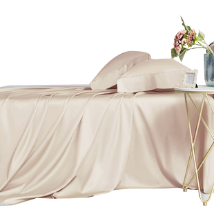 120支新疆长绒棉床单单件纯棉单人全棉被单宿舍纯色三件套定制秋