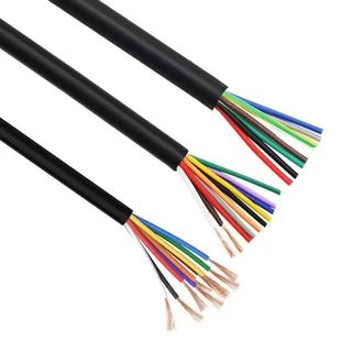 国标RVV多芯控制电缆线信号线2 3 4 5 6 7 8芯0.75 1 1.5平方阻燃