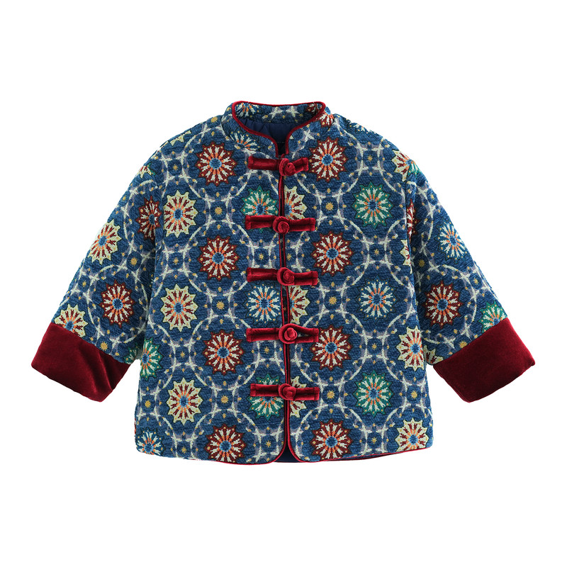 男童新中式拜年服唐装新年衣服