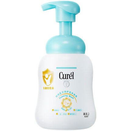 【超级立减】珂润宝宝儿童沐浴露2合1泡泡400ml新生儿敏感肌