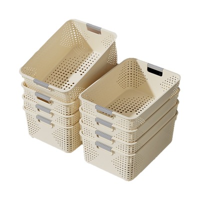 【热卖20w+】加厚零食杂物收纳筐