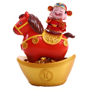 2026马年盲盒吉祥物公仔小马福福文创马上有钱摆件高级感新年礼品