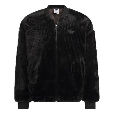 ADIDAS人造毛皮男女夹克外套