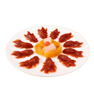 山楂鱼锦鲤山楂糕速食年年有余过年八宝饭摆盘开味年夜饭年货摆盘