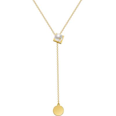 白色淡水珍珠蔻润圆形项链合金