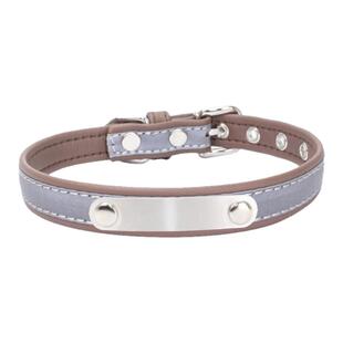 猫咪项圈刻名字定位防走丢牵引绳定制狗狗刻字脖围小型犬反光发光