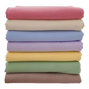 喵爸喵妈纯棉宝宝羊毛拉架布料双面针织棉婴儿面料秋衣秋裤布纯色