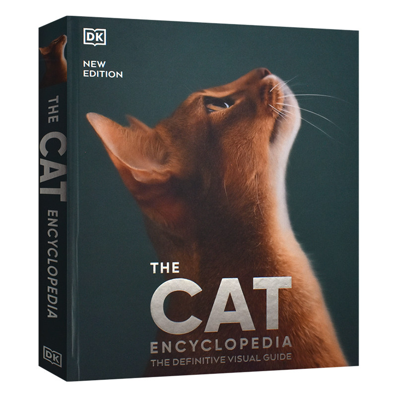 DK 猫咪百科 The Cat Encyclopedia 猫的图解百科全书 新版 全彩精装大开本 科普读物 爱猫人士书籍 英文原版进口图书
