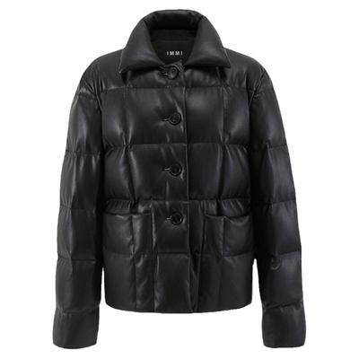 immi设计师品牌方形羽绒短夹克