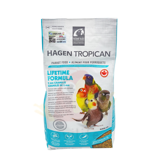 哈根-哈利中小型鹦鹉日常维护滋养丸小颗粒合成粮饲料2mm1.8磅新