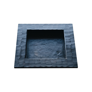 一寸几时丨小众设计师日式手工制作诧寂置物型托盘摆件收纳盘茶盘