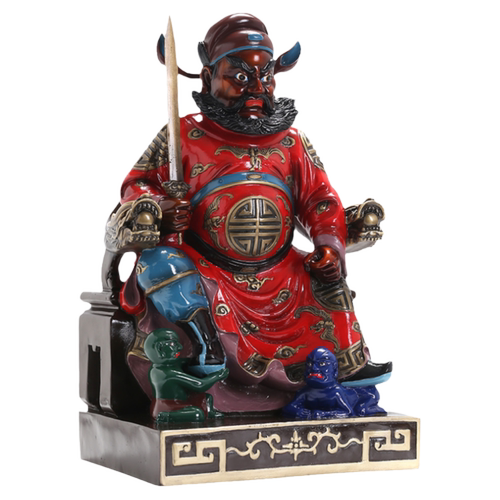 全铜钟馗神像摆件天师钟馗像赐福镇宅降妖除魔店铺开业供奉摆设