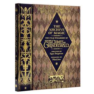 神奇动物在哪里2 英文原版The Archive of Magic 魔法档案设定集精装进口 Wizardry of Fantastic Beasts 2 格林德沃之罪