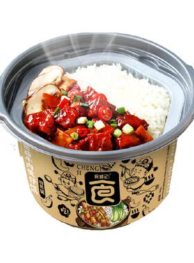 食城记菌菇牛肉自热饭265g×1盒