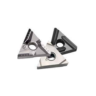 数控刀片开槽 金属陶瓷精车刀粒三角形桃形TNGG160402R-S/TPGH110