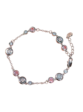 LYNNROMAN粉白锆石轻奢细手链