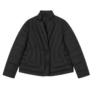 德玛纳95鹅绒国风新中式羽绒服女26冬季新款轻量收腰短款保暖外套