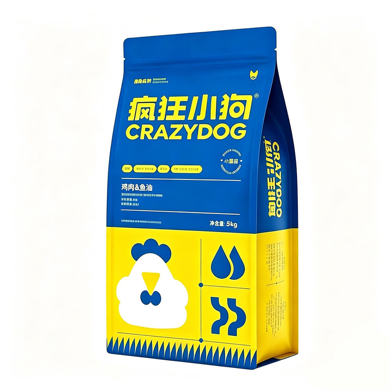 疯狂小狗双拼鸡肉鱼油狗粮