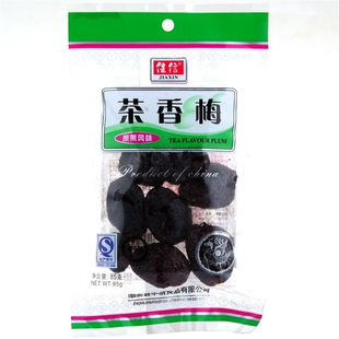 佳信茶香梅无花果丝原果风味凉果类蜜饯零食85g*10袋