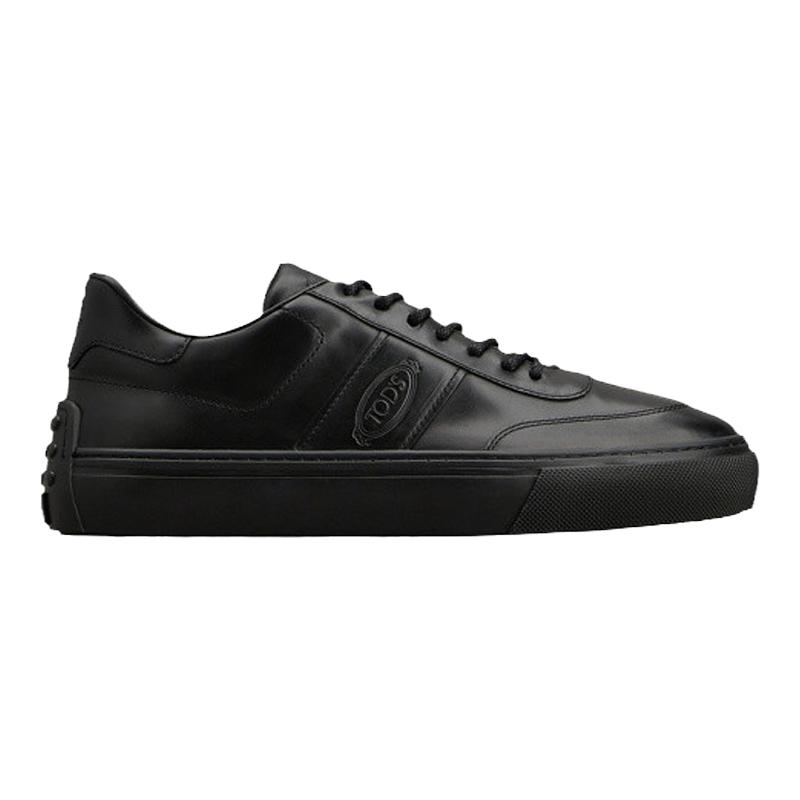 TOD'S官方正品男士皮革系带字母运动休闲鞋平底鞋单鞋舒适男鞋