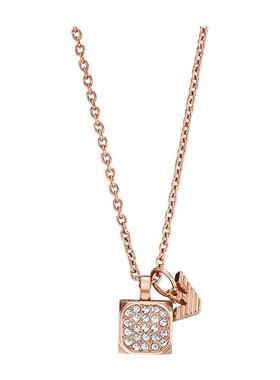 阿玛尼魔方LOGO女士项链