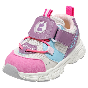 百丽童鞋女童运动鞋2026春季新款儿童休闲鞋男童网布鞋宝宝学步鞋
