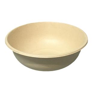 一次性可降解纸浆碗圆形商用家用加厚加硬纸餐碗芋泥冰沙碗1000只