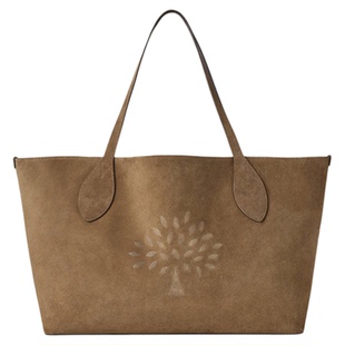 【礼物】Mulberry/玛葆俪超大号树形标志绒面皮革托特包通勤女包