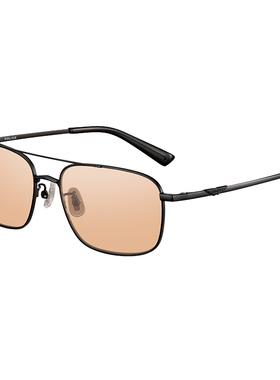 【自营】POLICE尼龙太阳镜防紫外线时尚金属双梁复古墨镜SPLP91K