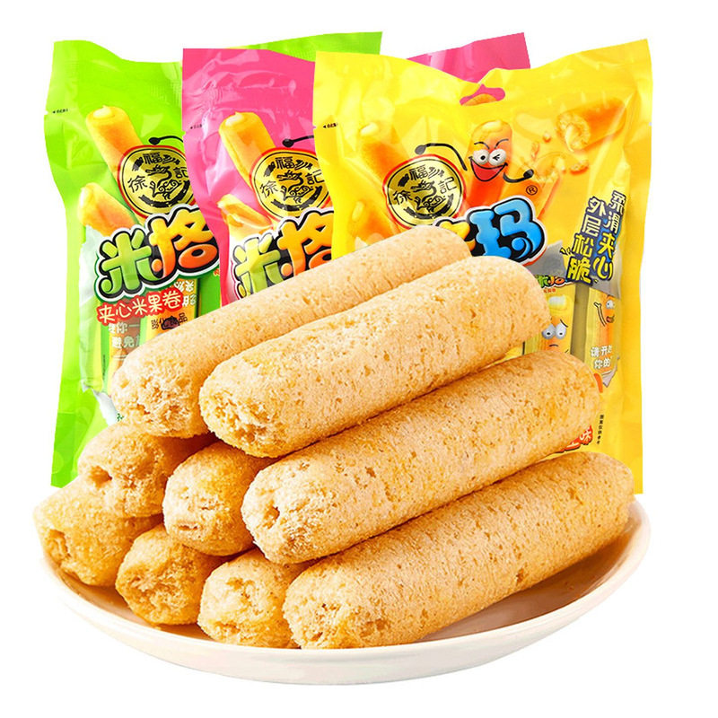 徐福记米格玛夹心米果卷超级好吃