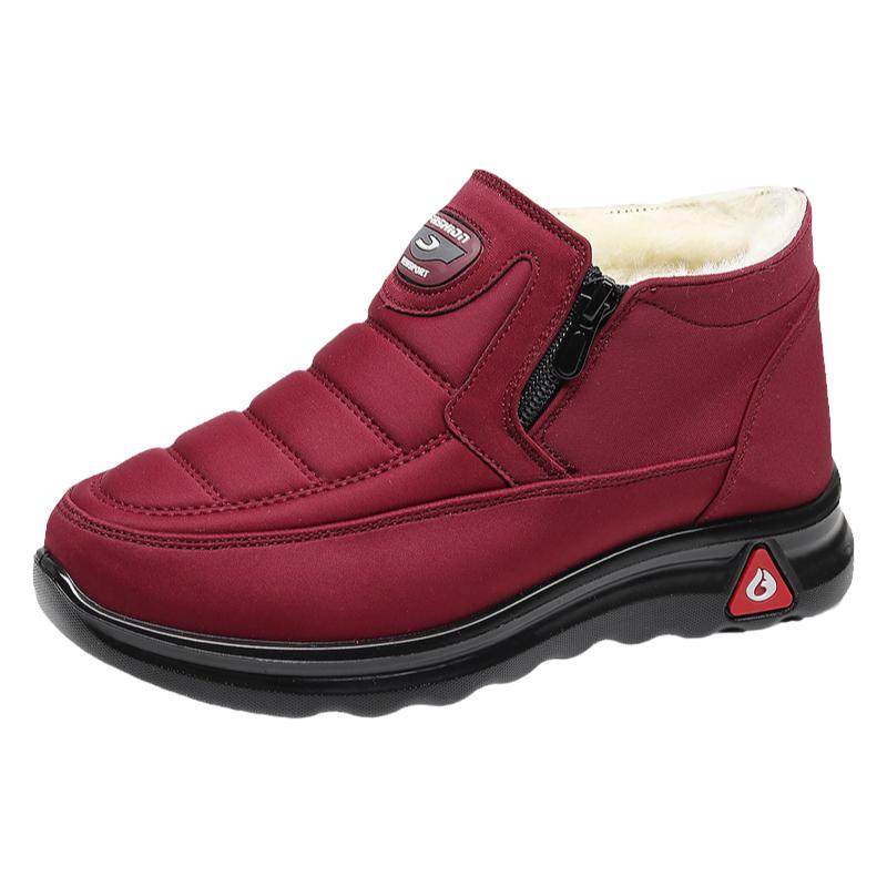 冬季纯羊毛妈妈老北京布鞋防滑