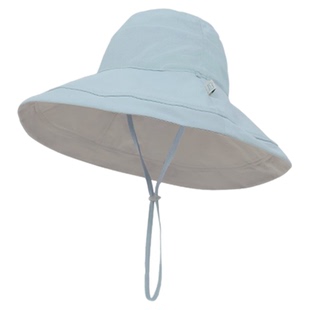 云朵工厂云朵防晒双面大帽檐夏季户外遮阳防紫外线防晒帽子upf50+