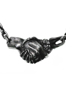 渡鸦原创暗黑魔鬼的交易纯银项链
