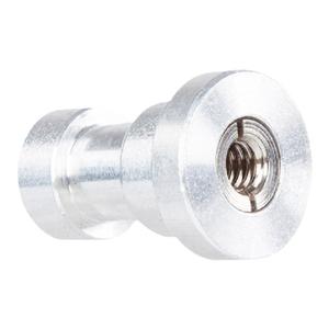 影室灯底座接头 摄影灯用3/8螺口1/4铝制螺丝头 升级款